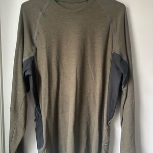 Lululemon Athletica Long Sleeve Tees in Green and Gray